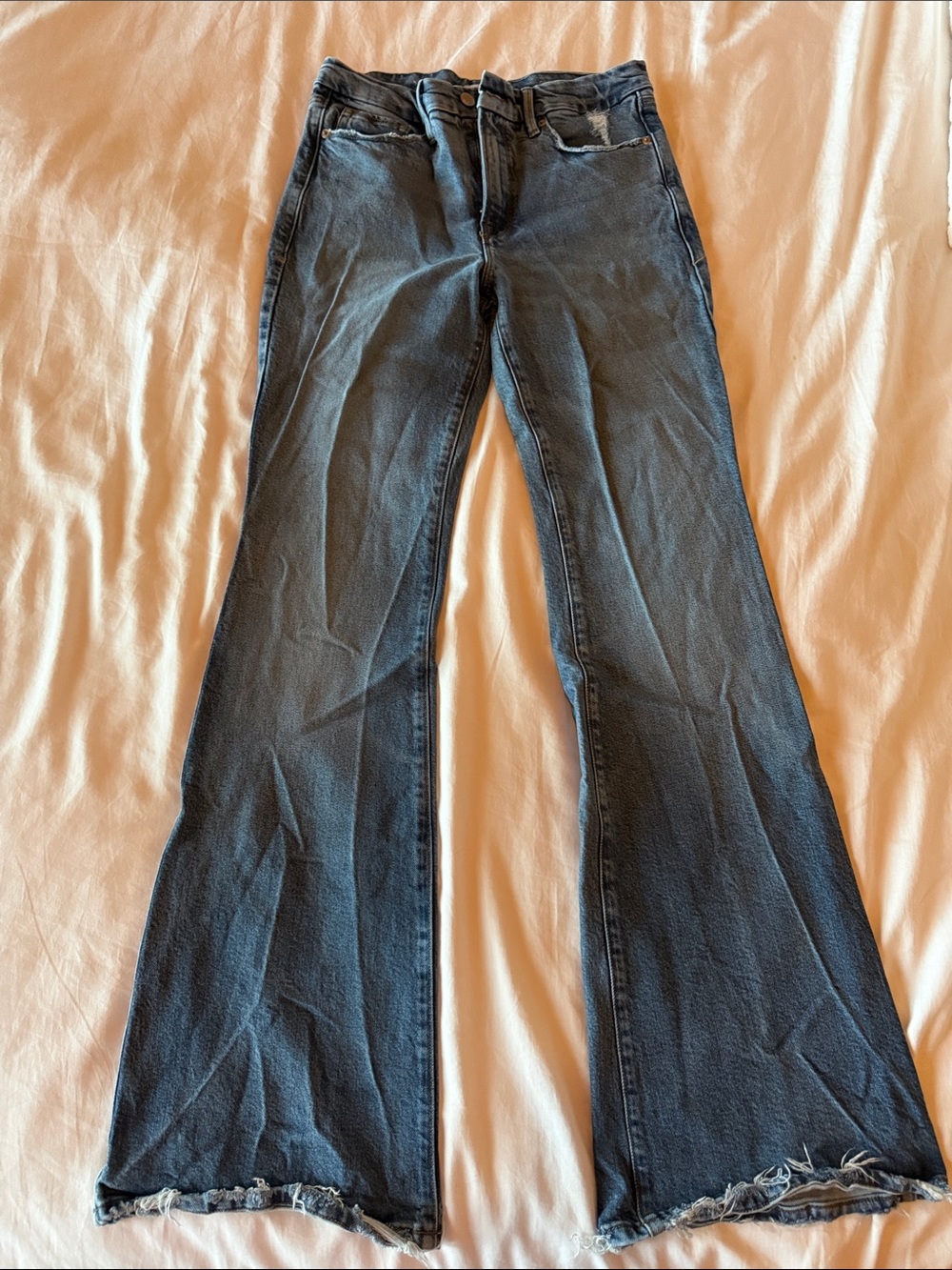 Good American Men's Black Bootcut Jeans
